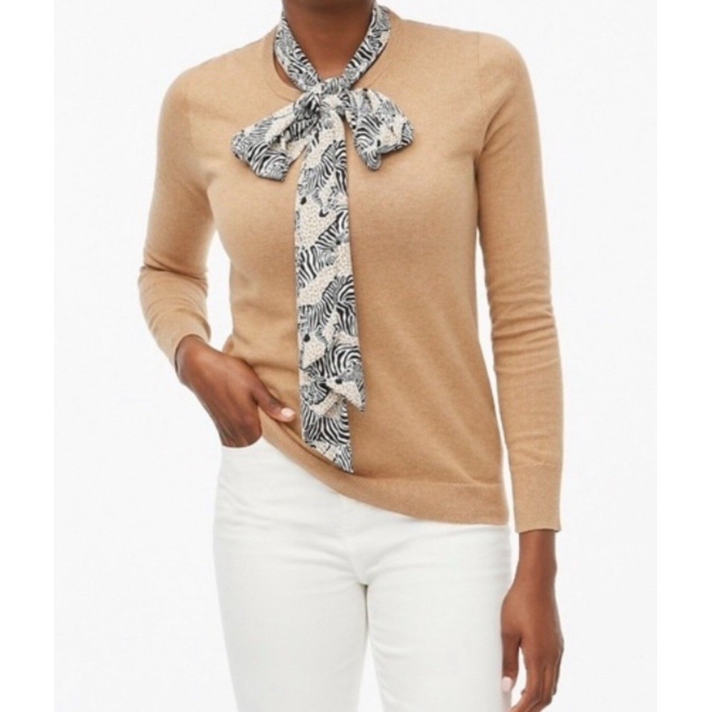 J. Crew Camel Crewneck Sweater